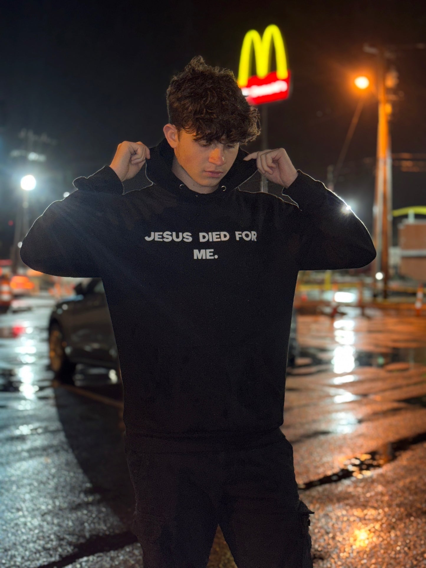 Black So I Will Live For Him Hoodie